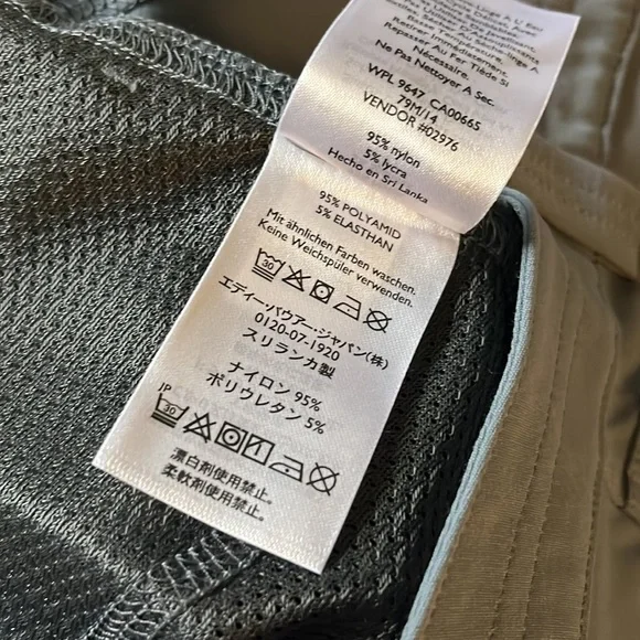 Eddie Bauer Women's Rainier Pants straight pant graphite size 4 - Picture 12 of 14